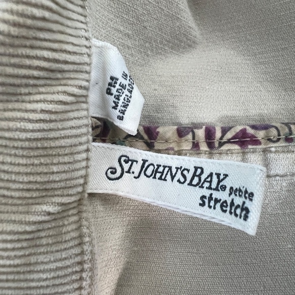 St. John's Bay Y2K Retro Vintage Grunge Chic Corduroy Womens Jacket MP Stretch - Picture 2 of 15